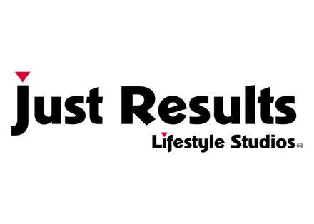 Just Results Lifestyle Studios logo, personal training studio brand, Results and Experience, Personal Training Profits